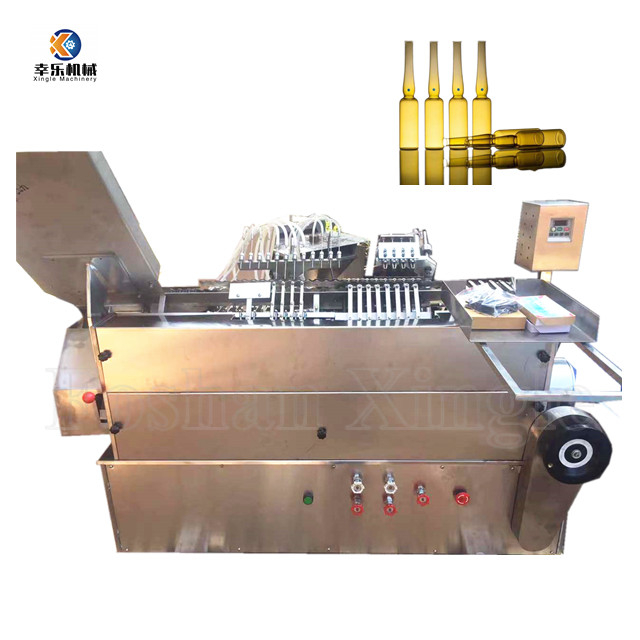 Máquina de enchimento e selagem de ampolas de alta precisão de quatro cabeças de 1-10ml