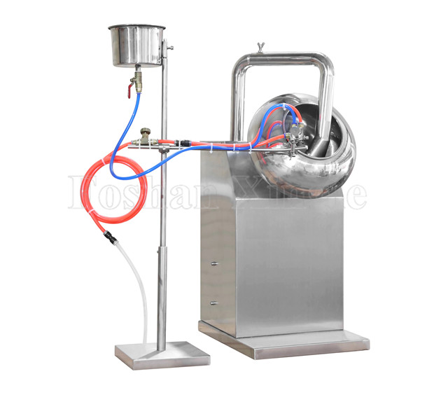 Máquina de revestimento automática química de comprimidos de doces de tambor rotativo