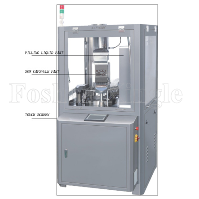 Máquina de enchimento de cápsulas duras líquidas médicas de fácil operação