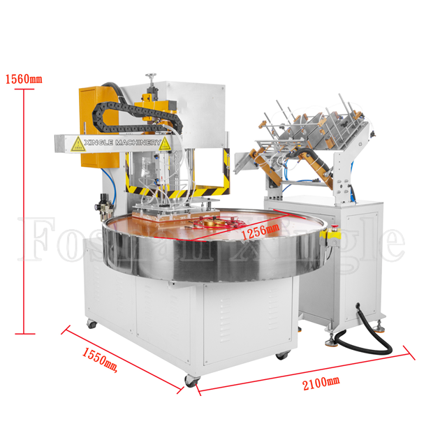 Máquina automática de embalagem de blister de escova de dentes com bateria rotativa