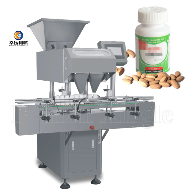 Máquina de engarrafamento de contagem totalmente automática para comprimidos e cápsulas