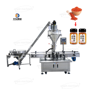 Máquina de enchimento de pó de especiarias secas com alimentação sem-fim totalmente automática
