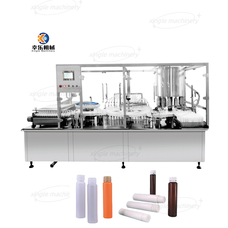 Máquina plástica automática do engarrafamento e da selagem do frasco líquido