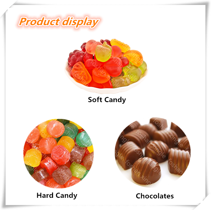 Máquina para fazer doces de chocolate com enchimento de mesa pequena