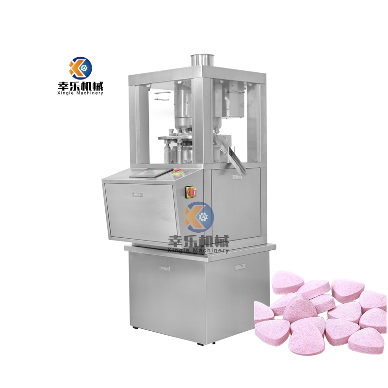 Prensa rotativa de aço inoxidável para comprimidos de laboratório farmacêutico