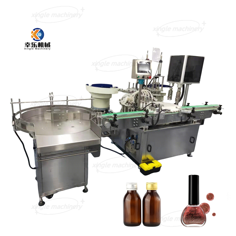 M&aacute;quina de enchimento e tampagem