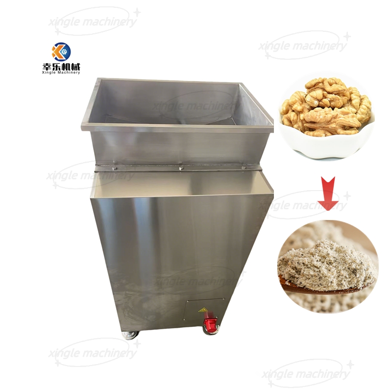 Máquina automática de moedor de amêndoa e especiarias de amendoim com material oleoso