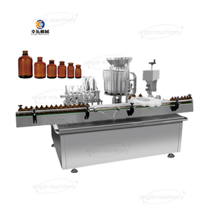 Máquina tampando superior de enchimento do frasco do líquido linear 10-100ml