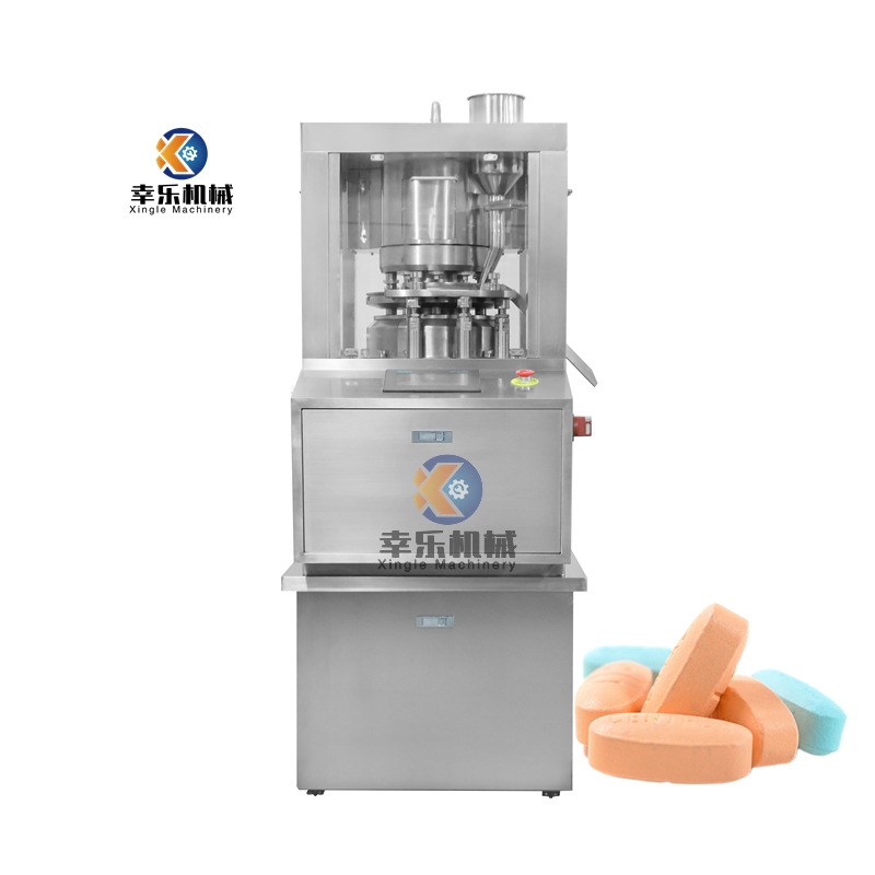 Prensa rotativa de aço inoxidável para comprimidos de laboratório farmacêutico