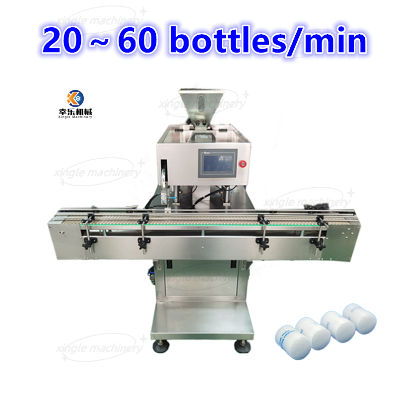 Máquina de inserção de dessecante colunar de inserção automática para alimentos