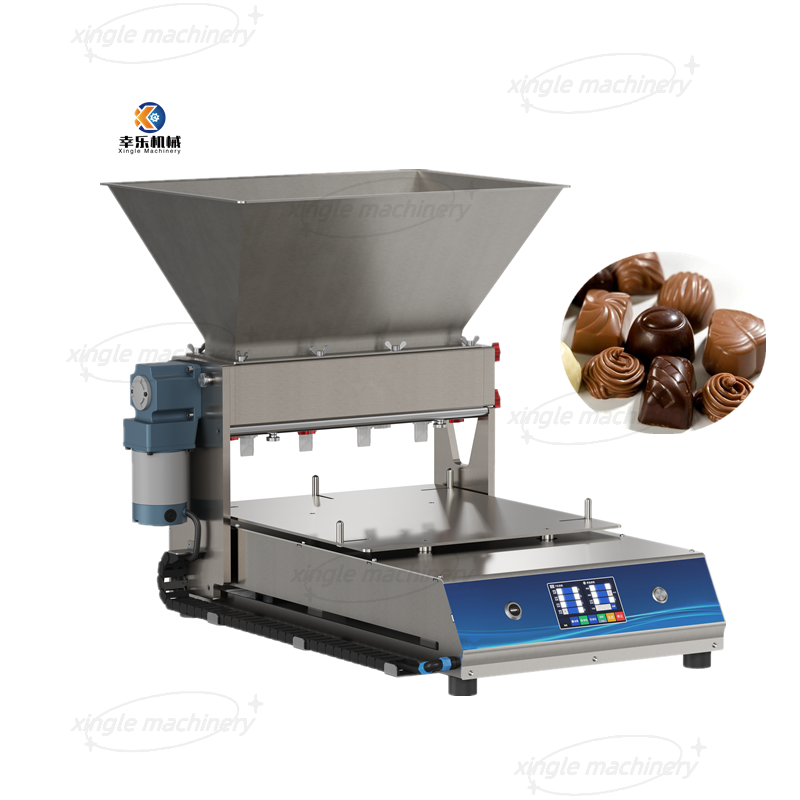 Máquina de enchimento automática pequena de mesa para fazer cupcakes de chocolate