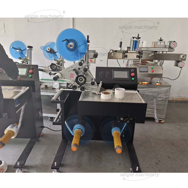 Máquina de rotulagem automática de rolo a rolo de etiquetas adesivas de alta velocidade