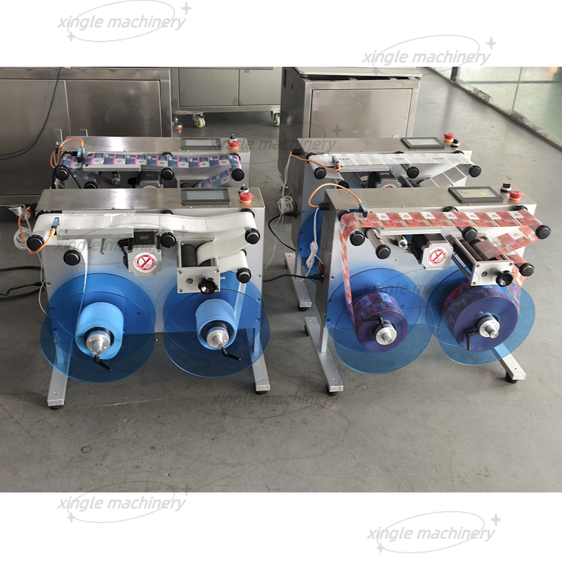 Máquina automática de rebobinamento de etiquetas para rebobinador de rolo elétrico de mesa