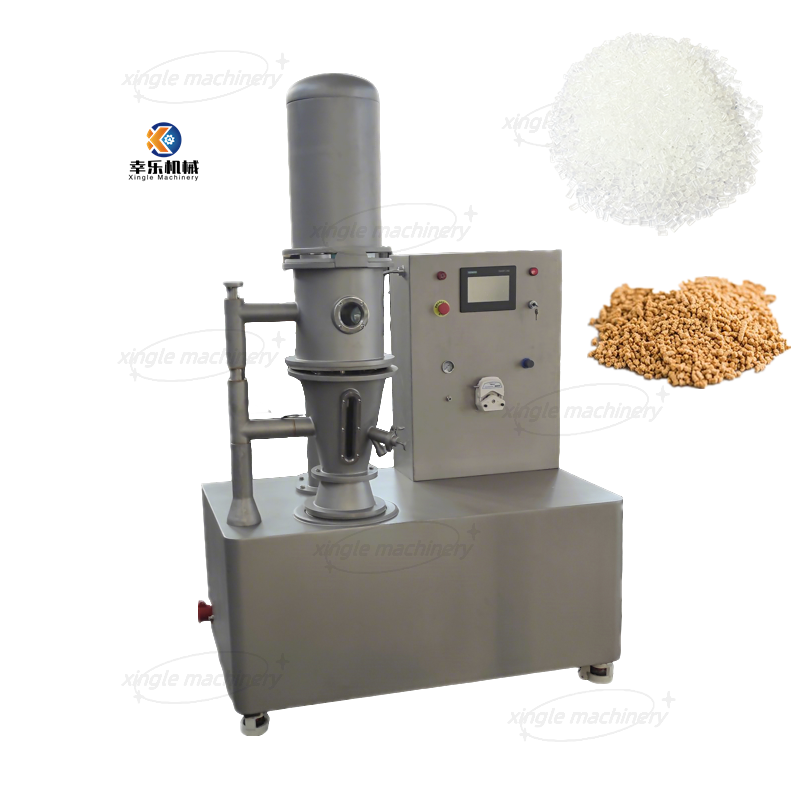 Máquina granuladora de ebulição para secagem em leito fluidizado de alimentos farmacêuticos