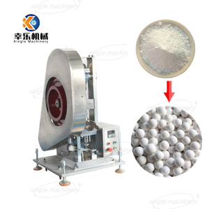 Prensa elétrica de aço inoxidável para comprimidos grandes e único perfurador