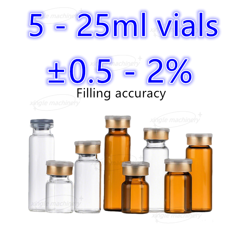 Linha de produção líquida oral de alta velocidade da máquina de enchimento do tubo de ensaio 5-25ml