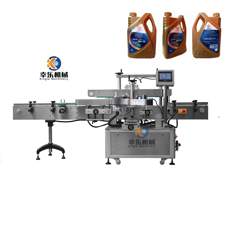 Máquina automática de rotulagem de adesivos de dupla face para garrafas