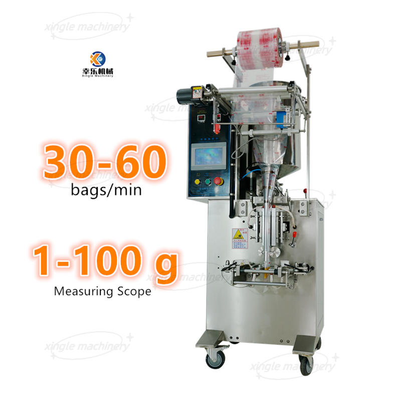 Máquina de embalagem automática vertical de molho líquido para saco sachê