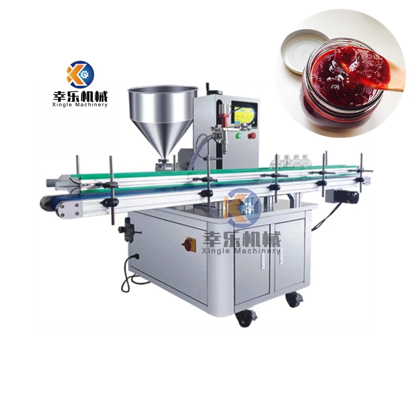 Máquina de enchimento totalmente automática da bomba do rotor da pasta de tomate da única cabeça