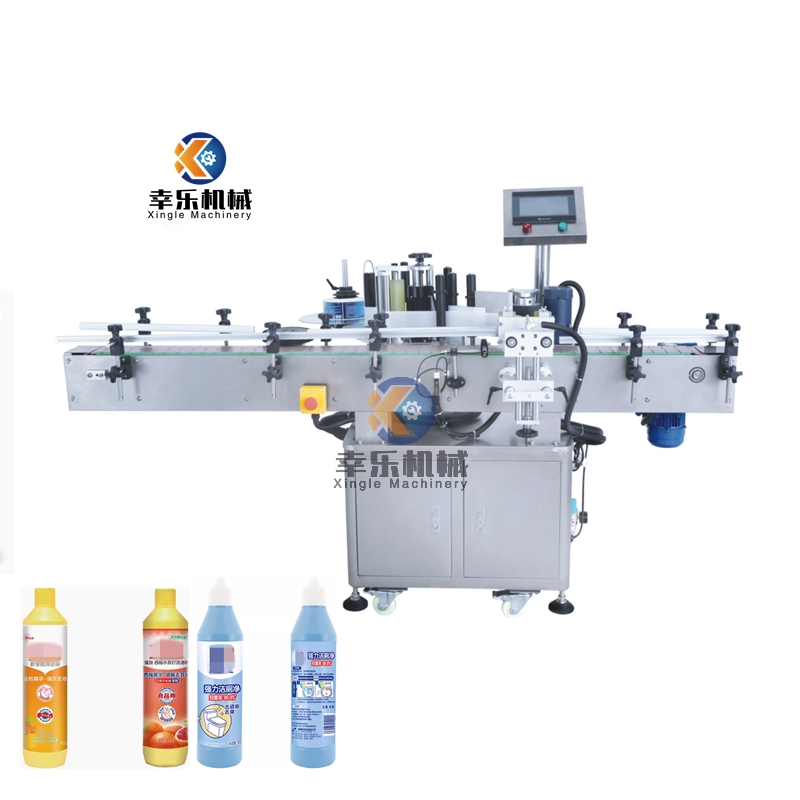 Máquina de rotulagem de adesivos com posicionamento totalmente automático para garrafas redondas