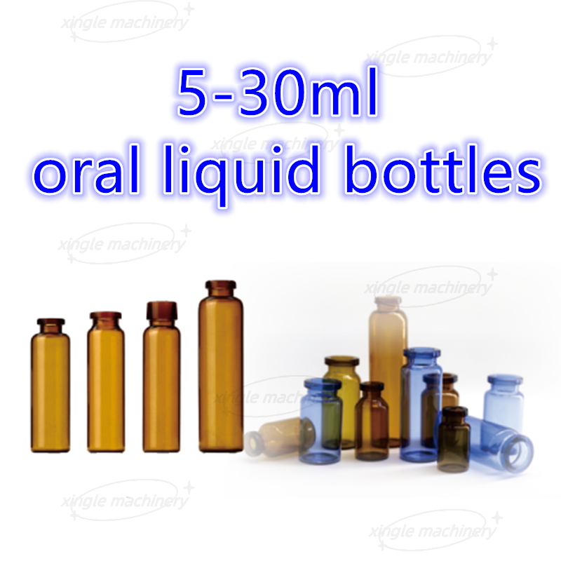 Máquina tampando e seladora de líquido oral para frasco de 5-30ml