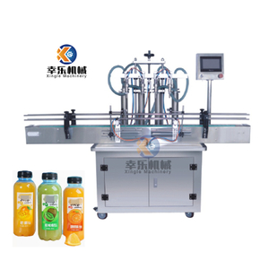 Máquina de enchimento de líquidos totalmente automática para garrafas de suco para venda