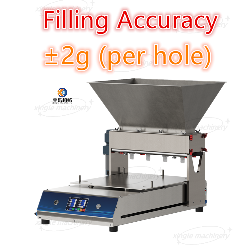 Máquina de enchimento automática pequena de mesa para fazer cupcakes de chocolate