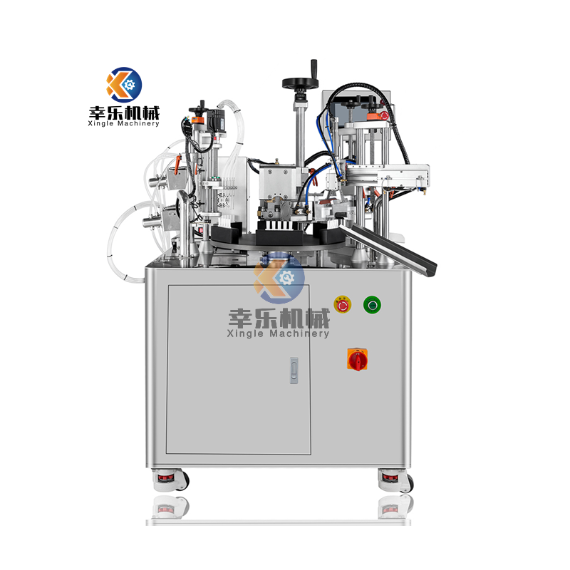 m&aacute;quina de enchimento e selagem de tubos