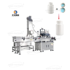 Máquina tampadora de vedação de tampa de garrafa servo totalmente automática para linha de embalagem